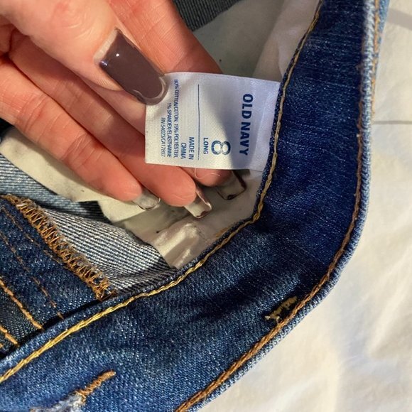 Old Navy Diva Jeans in Size 8 Long. Attention Tall Girls! Great Used Condition - Picture 5 of 12